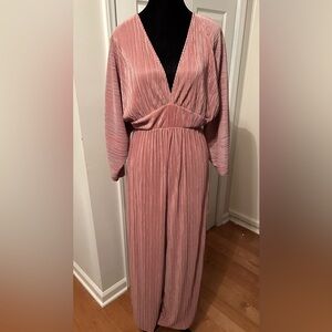 Maternity Plisse Jumpsuit